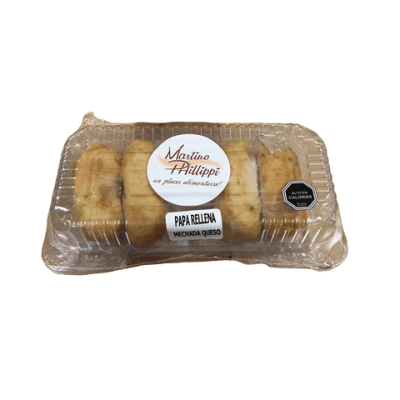 Papas Rellenas Mechada Queso
