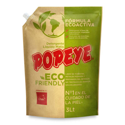 Detergente Popeye Eco Friendly Doypack