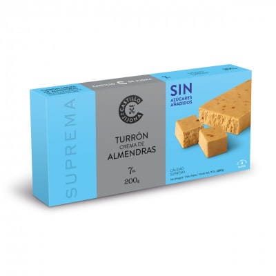Turrón Crema de Almendras s/Azúcar