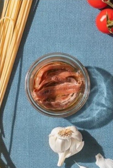 Filetti di Acciughe in Olio di Girasole