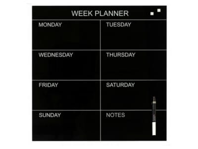 Pizzarra de vidrio magnetica - Verde1