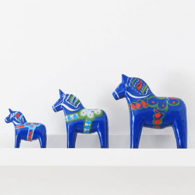 Caballo Dala Azul 20 cm
