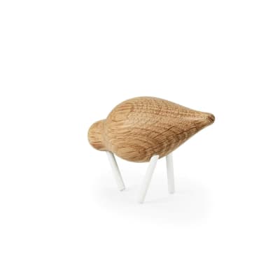 Shorebird - Pequeño - Madera/Blanco