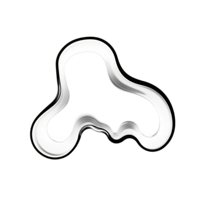 Florero Alvar Aalto - 195x50mm - transparente