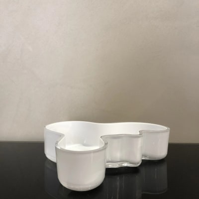 Florero Alvar Aalto - 195x50mm - Blanco