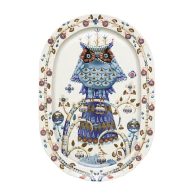 Plato Ovalado Taika -Blanco - 41 cm.2