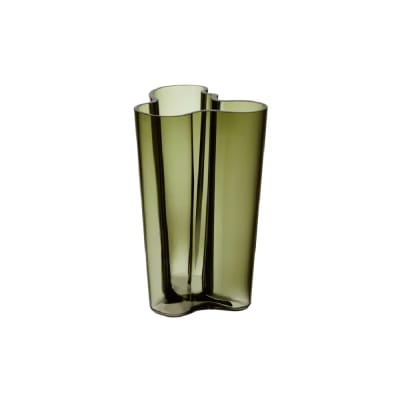 Florero Alvar Aalto - 251 mm - Verde Musgo1