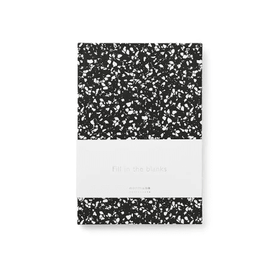 Cuaderno pequeño - Estampado oscuro -Busy Structure1