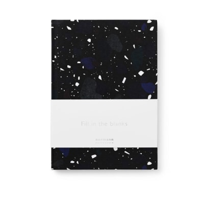 Cuaderno pequeño - Estampado oscuro -Stone Dark 1