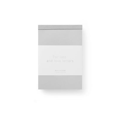 Bloc de notas - Gris.