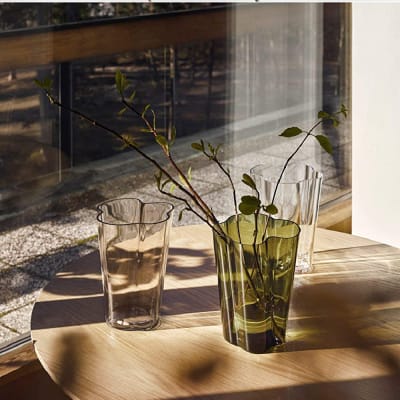 Florero Alvar Aalto - 270 mm - Verde Musgo