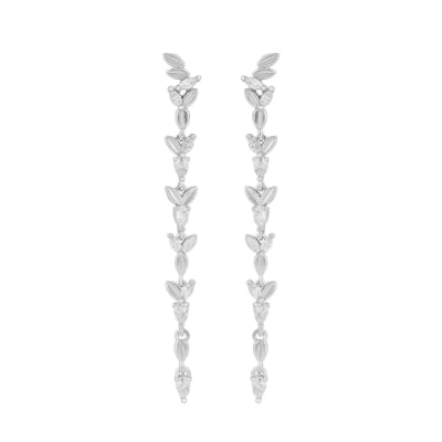 Pendiente - Meya long - Plateado1