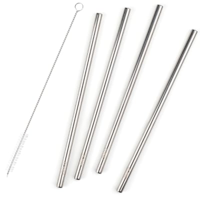 Bombilla 21,5 cm Rocks - Acero Pulido 4 Uds.1