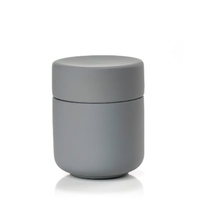 Vaso con tapa Ume - Gris2