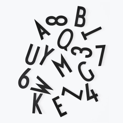 Set de letras Grandes - Negros