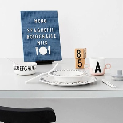 Set de Iconos de Comida para Tableros de Mensajes - Blanco