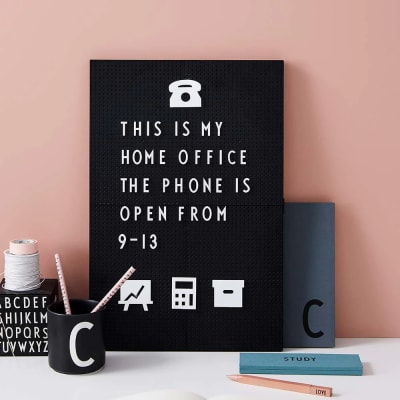 Set de Iconos de Oficina para Tableros de Mensajes - Blanco