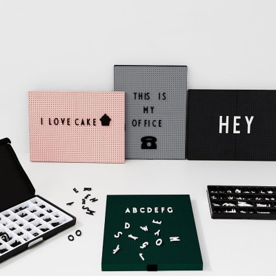 Set de Iconos de Oficina para Tableros de Mensajes - Negro