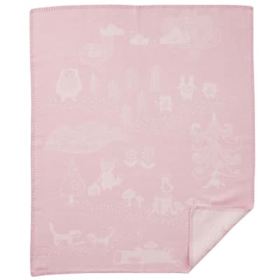 Little bear pink, woven cotton2