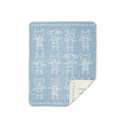 Manta Hug de algodón -Azul 1