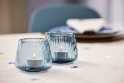 Portavelas Kusintha - Azul