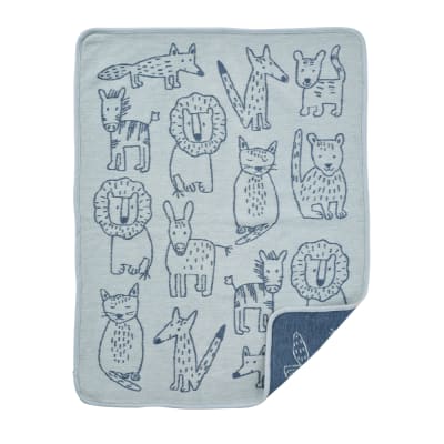 Buddies - Chenille - Azul - Manta Niños2