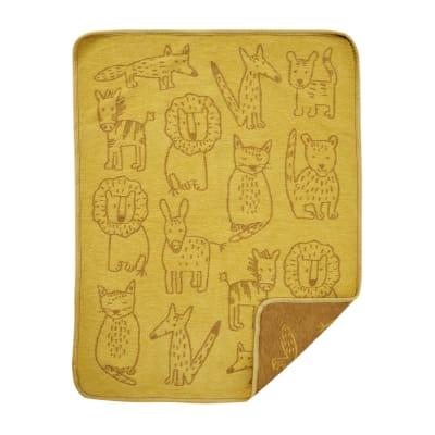 Buddies - Chenille - Amarillo - Manta Niños2