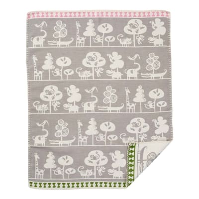 Serengeti - Algodón Organico - Gris - Manta de Niños1