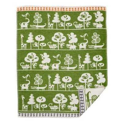 Serengeti - Algodón Organico - Verde - Manta de Niños1