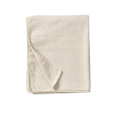 Manta Stella de algodón - Beige 2