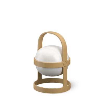 Lámpara solar circular Soft Spot - 18.5 cm - Wheat