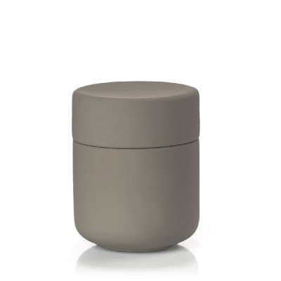 Vaso con tapa Ume - Taupe