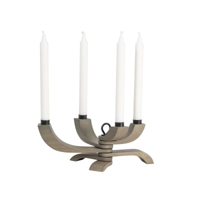 Candelabro Nordico - 4 brazos - Gris1