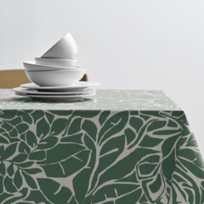 Mantel Acrílico con antideslizante - Hojas abstractas1