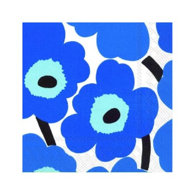 Servilleta - Unikko - Azul1