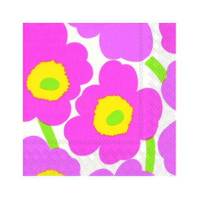Servilleta - Unikko - Rosado1