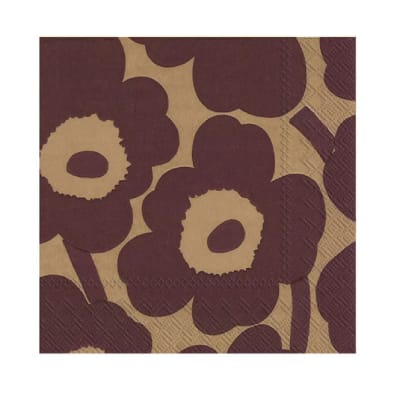 Servilleta - Unikko Lino/Burdeo1