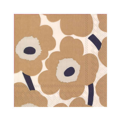 Servilleta - Unikko - Crema1
