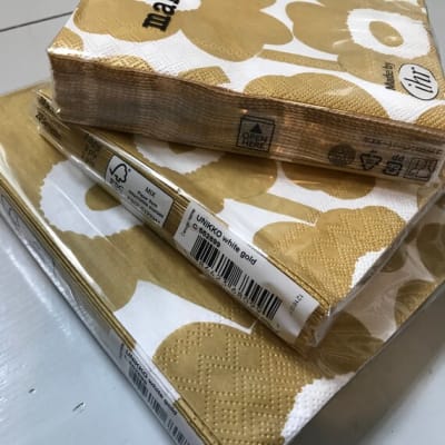 Servilleta de Cena - Unikko - Dorado