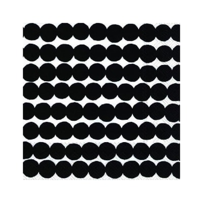 Servilleta de Cóctel - Räsymatto Negro1