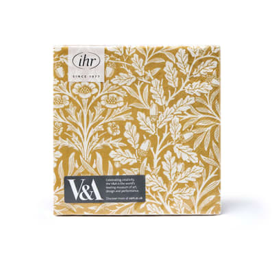 Servilleta - Acorn Rojo/Dorado.