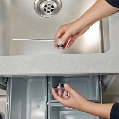 Soporte para Paños - Happy Sinks Acero