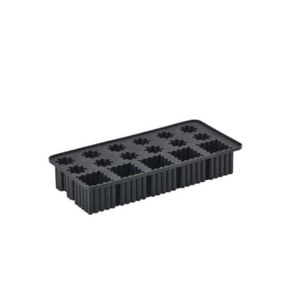 Bandeja de cubitos de hielo Singles - Negro1