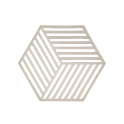 Salvamanteles hexagonal - Gris Claro1