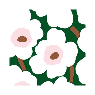 Servilleta - Unikko - Verde Oscuro1