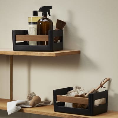 Cajón de despensa de cocina nórdica