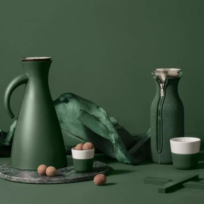 Jarra de agua con Funda - Verde Esmeralda
