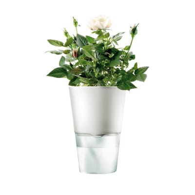 Macetero Auto Riego -11cm - Blanco2