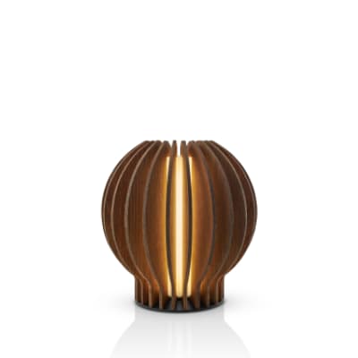 Lámpara Radiant redonda LED - Roble Ahumado1