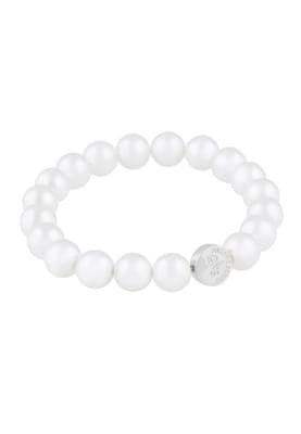 PULSERA - Laney elastic pearl.